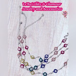 Gold Filled Eye Anklets gold or silver